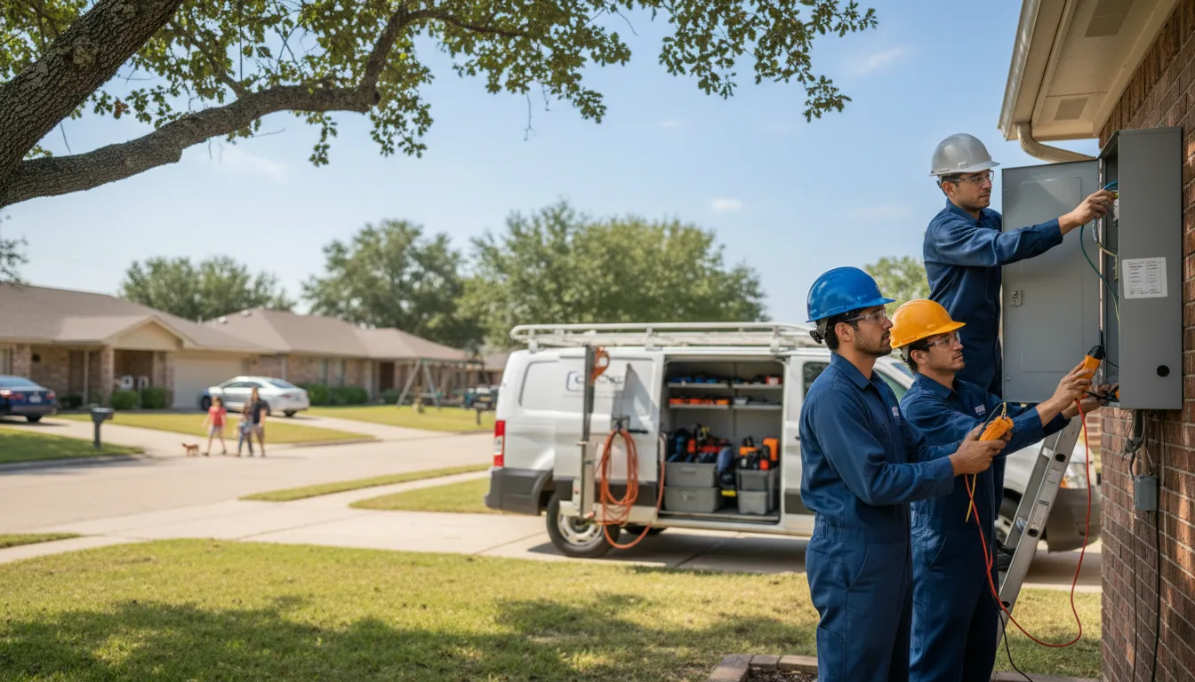 Certified electrician providing emergency electrical services in Eden, NY